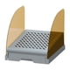 thumbnail image 1 of Alfombrilla para arena de gatos, caja de arena para mascotas con bordes elevados, reutilizable y resistente a arañazos. Gris, 1 of 9