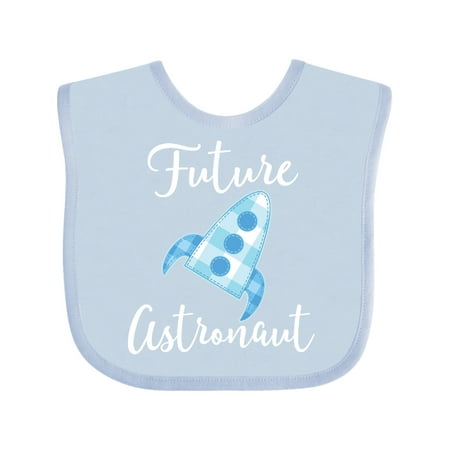 

Inktastic Future Astronaut Spaceship Rocket Childs Gift Baby Boy Bib