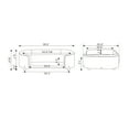 thumbnail image 4 of Pefilos 38" Pet Sofa Dog Bed for Medium Dogs with Wood Legs and Bent Back, Cat Sofa Bed for Indoor Cats, Pet Snuggle Couch Furniture, Gray, 4 of 19