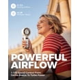 thumbnail image 6 of Diveblues Portable Turbo Fan, 100-Speed Rechargeable Handheld Fan with LED Display for Travel, Office and Outdoor Use, 6 of 10