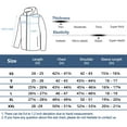 thumbnail image 6 of Little Donkey Andy Women's Rain Running Jackets Cycling Windbreakers Lightweight Waterproof Reflective Windproof Lake Blue XL, 6 of 6