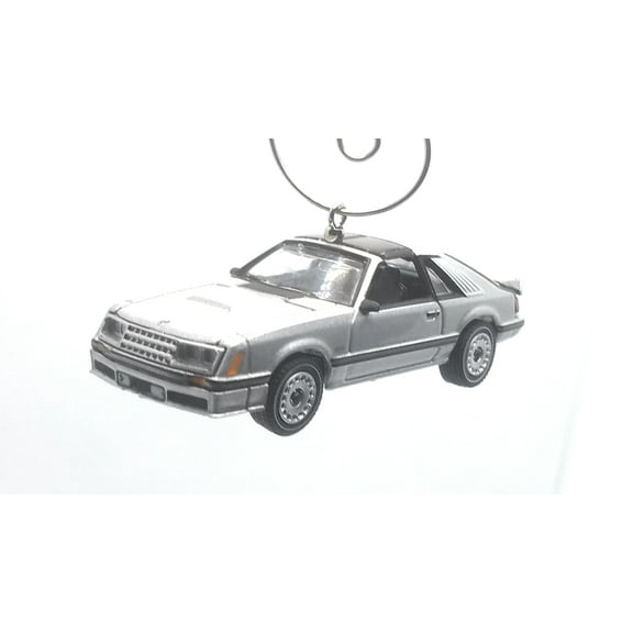 Christmas Ornament for 1982 Ford Mustang GT Silver