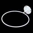 thumbnail image 2 of Baohd Basketball Ball Hand Holder Wall Mount Display Metal Storage Rack White, 2 of 9