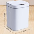 thumbnail image 4 of Bote De Basura Eléctrico Organizador Cubo de basura automático eléctrico con sensor inteligente de 14 l para cocina de oficina (A), 4 of 5