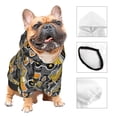 thumbnail image 4 of Uemuo Excavator At Work for Winter Dog Hoodie Sweatshirts with Pockets Warm Dog Clothes for Small Dogs Chihuahua-Small, 4 of 8