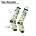thumbnail image 5 of Balery Tropical Flowers Fun Novelty Socks Men'S Women'S Crew Socks Funny Crazy Novelty Socks Quirky And Cool Socks, 5 of 9