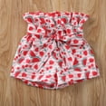 thumbnail image 6 of Kiapeise Baby Girl Summer Shorts Sleeve Bowknot Top Watermelon Print Shorts, 6 of 6