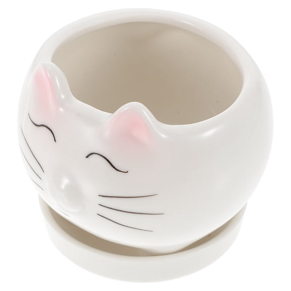MLINS  Cat Stuff for Indoor Cats Cartoon Kitten Flower Pot Cute Home Decoration