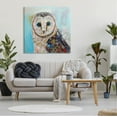 thumbnail image 2 of Barn Owl Urban Style Modern Animals & Insects Painting Gallery Wrapped Canvas Print Wall Art, 2 of 7