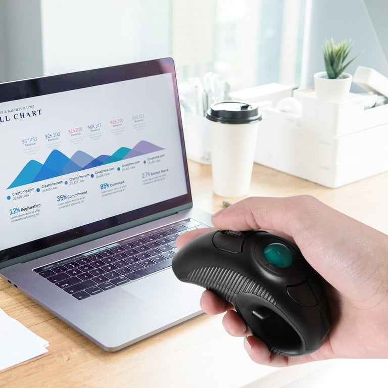 Digital 2.4GHz Wireless Trackball Mouse Finger Using Track Digital 2.4GHz Wireless Trackball Mouse Finger Using Track