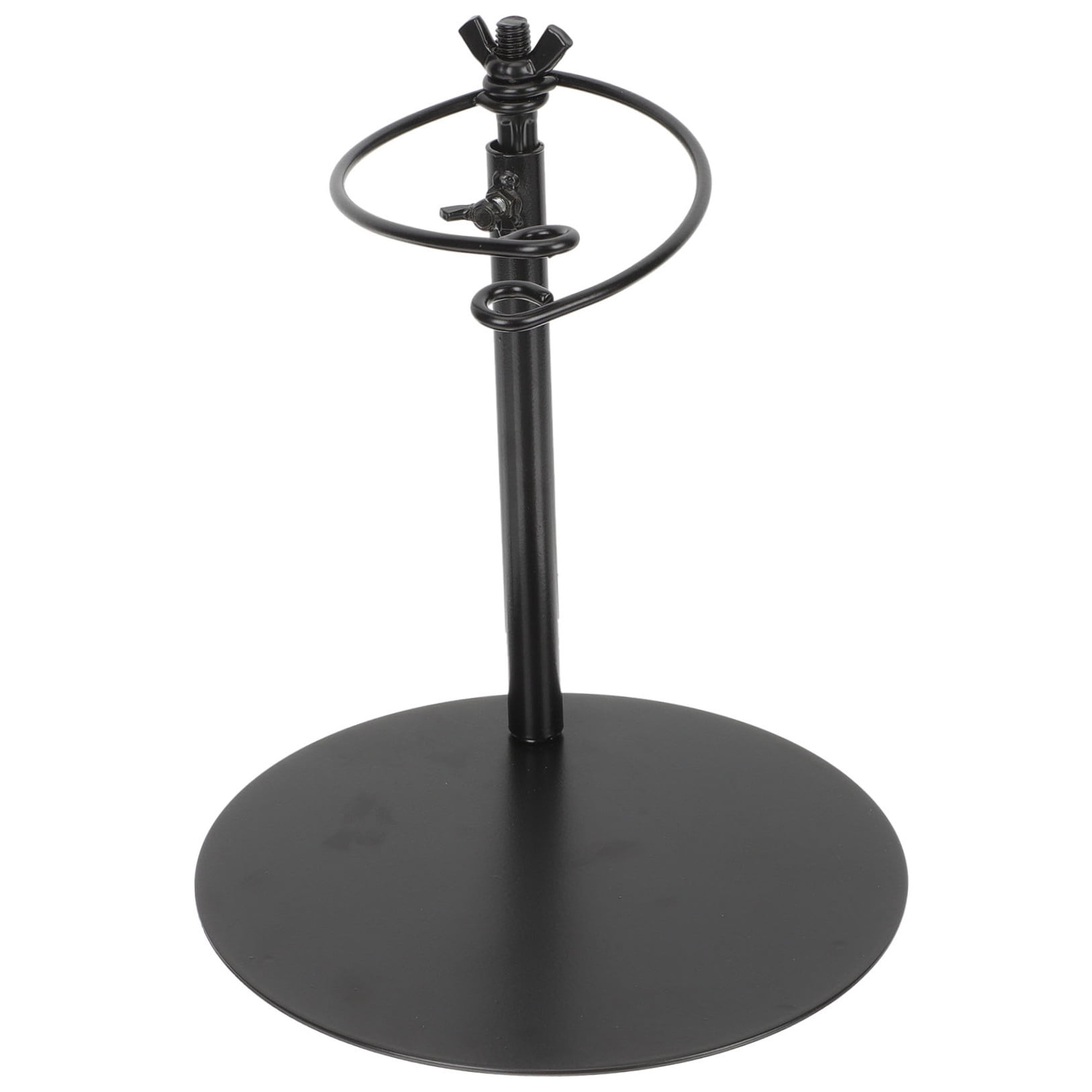 BESTYASH Stable Base Bouquet Stand Holder in Black with Adjustable Height for Bouquets