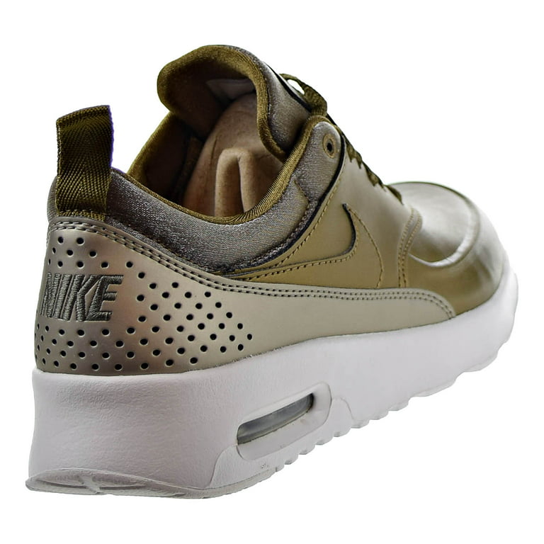 Vleien opleiding Blozend Nike Air Max Thea Premium Womens Shoes Metallic Field/Metallic Field  616723-902 - Walmart.com