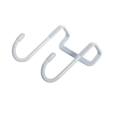 

Farfi Over The Door Door Hanger Free Punching No Trace Stainless Steel Clothes Rack for Home (White)