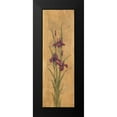 thumbnail image 2 of Brent, Paul 7x14 Black Modern Framed Museum Art Print Titled - Iris of Delos I, 2 of 5