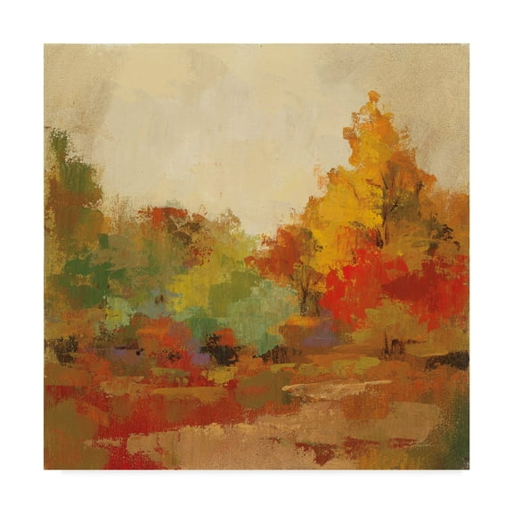 Trademark Fine Art 'Fall Forest II' Canvas Art by Silvia Vassileva