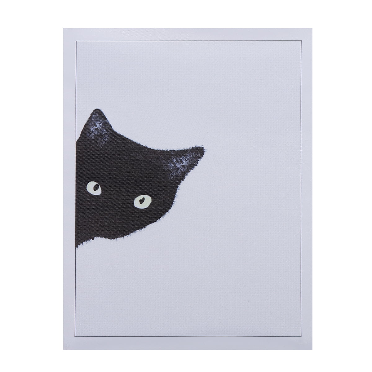 3pcs Canvas Cute Black Cats Canvas Frameless Painting Wall