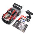 thumbnail image 2 of Carro de control remoto RC Drift Car 1/18 RC Car 2.4 Ghz 4WD 30 km/h RC Race Car escala completa alta velocidad niños regalo RTR con función ESP Eccomum Carro de control remoto, 2 of 7