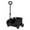 Black, variant on Leadrop Pet Stroller with 4 Wheels, Folding Pet Trolley with 360° Rotating Pull Rod Pet Strolling Cart for Travelling Shopping Walking Playing