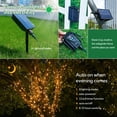 thumbnail image 3 of Cadena de luces solares Woohaha, 22 m, 200 LED, control remoto blanco cálido, 3 of 7