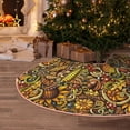 thumbnail image 5 of Sikiie Vintage Sunflower and Corn Autumn Christmas Tree Skirt, Christmas Tree Decorations, Christmas Decor, Tree Mat Decoration(30-48IN)-30", 5 of 6