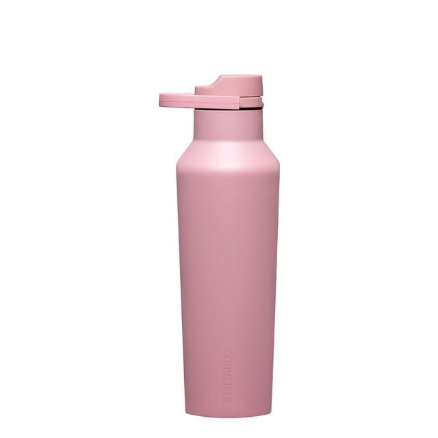 Cantimplora deportiva Thermos Corkcicle, 591 ml, color rosa del desierto