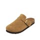 thumbnail image 1 of Zapatos De zuecos De corcho para Mujer, zapatillas planas con punta cerrada y suela gruesa para Mujer, zapatillas planas informales para exteriores para Mujer, Zapatos De Mujer tzw,Caqui,35, 1 of 7