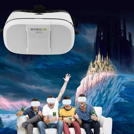 Enhanced Version 3D HeadMount VR Glasses Immersive Virtual Reality Helmet for 4” to 6” Smartphone with 1080P
