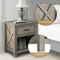 thumbnail image 4 of YIGOBUY Dresser Nightstands - Set of 2 Farmhouse Nightstands for Bedroom, Wooden Bedside Table Storage Organizer for Bedroom,Nursery, Living Room, Hallway, Entryway, 4 of 6