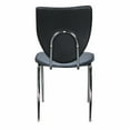 thumbnail image 4 of Linon Home Decor  34 x 19 x 20 in. Amice Metal Stacking Side Chair, Black - Set of 2, 4 of 9