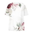 thumbnail image 6 of NSLGXD Plus Size America 250 Shirt Women Round Neck Short Sleeve Oversized Tshirts Loose Fit Patriotic Tunic Tops S-5XL, 6 of 7