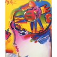 thumbnail image 2 of Peter Max "The M Series Profile w/ Hat" CUSTOM FRAMED Print Art POP psychedelic Generic, 2 of 3
