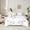 Gray White, variant on jejeloiu Pink Cute Bowknot 7-Piece Twin Bedding Sets,Kawaii Bow Tie Bedding Comforter Set,Chic Ribbon Bowtie Sheet Sets For Girls,Microfiber Bedroom Decor Reversible