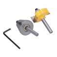 thumbnail image 1 of ANGGREK Rabbet Router Bit 1/4in Shank Milling Cutter Router Bits With Bearings Set For Woodworking,1/4in Shank Rabbeting Bit,Rabbeting Bit Set, 1 of 8