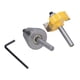 thumbnail image 1 of Brocas de Enrutadores de Cortador de Fresado, Rabbet Router Bit 1/4in Shank Múltiples Profundidades Rodamientos Intercambiables para Madera, 1 of 7