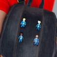thumbnail image 4 of Juego de alfileres de metal esmaltado para coleccionistas Fallout Vault Dweller 2019, 4 of 5