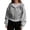 20# Light Gray, variant on Zip up Hoodie Women Oversized Cropped Plain Sweatshirt Full Zip Drawstring Hooded Slouchy Jacket with Pocket Royal Blue L