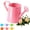 Pink, variant on Watering Can Metal, Vintage Sprinkling Can with Removable Spout, Galvanized Steel Water Cans (Orange)