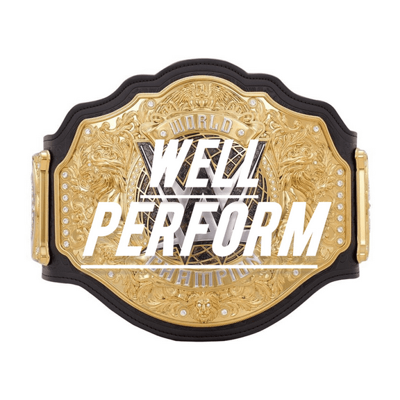 2023 World Heavyweight Wrestling Title belt Replica, World Heavyweight Championship Belt - Adult Size Adjustable Strap - 52 Inches, 5mm