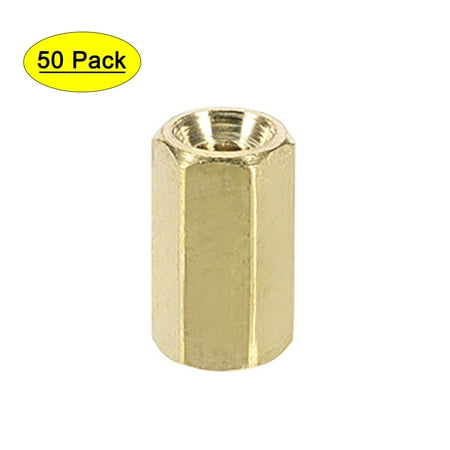 

Uxcell M2.5x8mm Female to Female Hex Brass Spacer 50 Count
