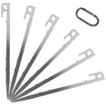 thumbnail image 3 of KAKOWELY Heavy Duty Camping Stakes 6Pcs for Reliable Hold of Tents and Slides in Outdoor Settings, 3 of 8