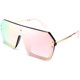 thumbnail image 1 of Gafas de sol clásicas siamesas de una pieza Bonito diseño retro elegante sin montura para mujeres y hombres Ormromra HMJM367-1, 1 of 5
