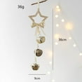 thumbnail image 5 of Todaioua Christmas Bells - 3 Vintage Cluster Cow Bells on Rope, Hanging Decorative for Wall, Bedroom, Living Room, Door, Harmony Handmade Rustic Bell, 5 of 9