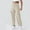 Beige, variant on LSLJS Cargo Pants Women Drawstring Waisted Outdoor Joggers Casual Baggy Solid Color Athletic Pants with Zipper Pockets, S-2XL