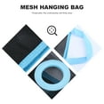 thumbnail image 4 of Hanging Folding Mesh Garbage Bag Organizer Trash Bags Holder Recycling Containers Storage for Kitchen - Size L(Blue), 4 of 6