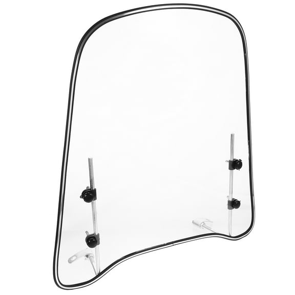 Soimiss 1Set Clear Large Motorcycle Windscreen Lightweight Windshield Accessory for Motorbike