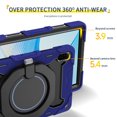 thumbnail image 3 of FJLBDE Case for Huawei MatePad Pro 11 2024 2022 with 360 Kickstand, Shoulder Strap Carrying Protective Cover, Navy Blue, 3 of 6