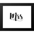 thumbnail image 2 of CAD DESIGNS 14x12 Black Modern Framed Museum Art Print Titled - Mr. and Mrs. II, 2 of 5