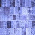 thumbnail image 1 of Ahgly Company Indoor Square Patchwork Blue Transitional Area Rugs, 6' Square, 1 of 4