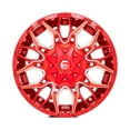 thumbnail image 3 of Fuel D771 Twitch 20X9 8X180 1Et 124.3Cb Candy Red Milled Wheel, 3 of 3