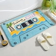 thumbnail image 2 of Cinta musical de Cassette clásica Retro, alfombrillas suaves, Alfombra de entrada para el hogar, dormitorio, inodoro, puerta de baño, almohadilla antideslizante absorbente Fivean unisex, 2 of 2